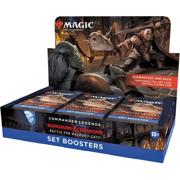 Magic: The Gathering Commander Legends: Battle for Baldur’s Gate Set Booster Box | 18 Packs (270 Magic Cards)