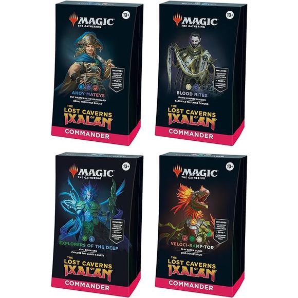Magic The Gathering The Lost Caverns of Ixalan Commander Deck Bundle
