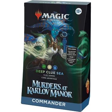 Magic The Gathering Murders at Karlov Manor Deep Clue Sea Commander Deck