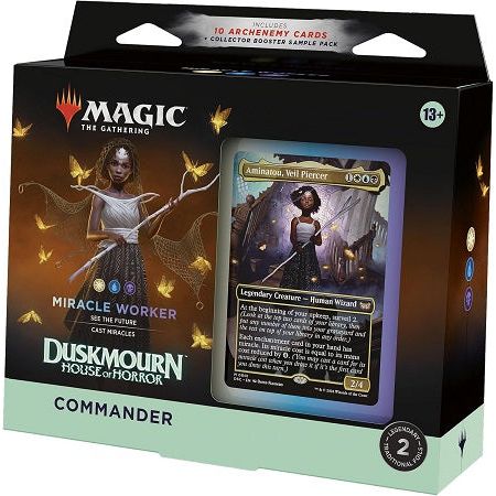 Magic The Gathering Duskmourn: House of Horror Commander Deck - Miracle Worker
