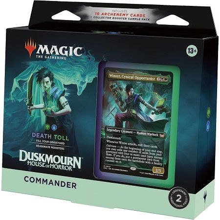Magic The Gathering Duskmourn: House of Horror Commander Deck - Death Toll
